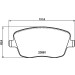 Hella | Bremsbelagsatz, Scheibenbremse | 8DB 355 018-801 Hella | Bremsbelagsatz, Scheibenbremse | 8DB 355 018-801