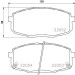 Hella | Bremsbelagsatz, Scheibenbremse | 8DB 355 021-991