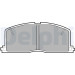 Delphi | Bremsbelagsatz, Scheibenbremse | LP460