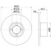 Hella | Bremsscheibe | 8DD 355 106-161