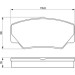 BOSCH Bremsbelagsatz, Scheibenbremse 0 986 491 410