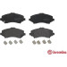 Brembo | Bremsbelagsatz, Scheibenbremse | P 11 025 Brembo | Bremsbelagsatz, Scheibenbremse | P 11 025