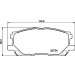 Hella | Bremsbelagsatz, Scheibenbremse | 8DB 355 010-071