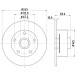 Hella Pagid | Bremsscheibe | 8DD 355 120-151