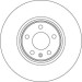 Bremsscheibe TRW SINGLE DF4358S