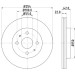 Hella | Bremsscheibe | 8DD 355 116-541 Hella | Bremsscheibe | 8DD 355 116-541