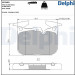 Delphi | Bremsbelagsatz, Scheibenbremse | LP2449 Delphi | Bremsbelagsatz, Scheibenbremse | LP2449