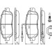BOSCH Bremsbelagsatz, Scheibenbremse 0 986 494 615