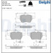 Delphi | Bremsbelagsatz, Scheibenbremse | LP1672