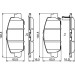 0 986 494 773 Bremsbelagsatz, Scheibenbremse