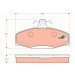 TRW Bremsbelagsatz, Scheibenbremse COTEC GDB1280