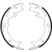 BOSCH | Bremsbackensatz, Feststellbremse | 0 986 487 686