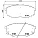 Hella Pagid | Bremsbelagsatz, Scheibenbremse | 8DB 355 019-791