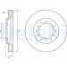 Delphi | Bremsscheibe | BG4795C Delphi | Bremsscheibe | BG4795C