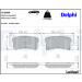 Delphi | Bremsbelagsatz, Scheibenbremse | LP2084 Delphi | Bremsbelagsatz, Scheibenbremse | LP2084
