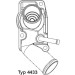 Wahler | Thermostat, Kühlmittel | 4433.92D