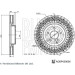 Blue Print | Bremsscheibe | ADBP430036 Blue Print | Bremsscheibe | ADBP430036