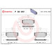 Brembo | Bremsbelagsatz, Scheibenbremse | P 30 057 Brembo | Bremsbelagsatz, Scheibenbremse | P 30 057
