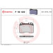Brembo | Bremsbelagsatz, Scheibenbremse | P 50 022