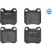 Meyle Bremsbelagsatz, Scheibenbremse MEYLE-ORIGINAL: True to OE 025 210 5015