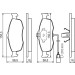 BOSCH | Bremsbelagsatz, Scheibenbremse | 0 986 460 971 BOSCH | Bremsbelagsatz, Scheibenbremse | 0 986 460 971