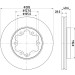 Hella | Bremsscheibe | 8DD 355 117-421