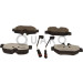 QUARO | Bremsbelagsatz, Scheibenbremse | QP1258C