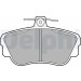 Delphi | Bremsbelagsatz, Scheibenbremse | LP639 Delphi | Bremsbelagsatz, Scheibenbremse | LP639