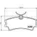 Hella | Bremsbelagsatz, Scheibenbremse | 8DB 355 006-821 Hella | Bremsbelagsatz, Scheibenbremse | 8DB 355 006-821