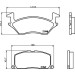 Hella | Bremsbelagsatz, Scheibenbremse | 8DB 355 016-781