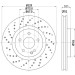 Hella | Bremsscheibe | 8DD 355 120-351