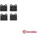Brembo | Bremsbelagsatz, Scheibenbremse | P 06 001 Brembo | Bremsbelagsatz, Scheibenbremse | P 06 001