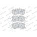 Ferodo | Bremsbelagsatz, Scheibenbremse | FDB4403