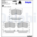 Delphi | Bremsbelagsatz, Scheibenbremse | LP2303 Delphi | Bremsbelagsatz, Scheibenbremse | LP2303