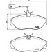 Brembo | Bremsbelagsatz, Scheibenbremse | P 23 083 Brembo | Bremsbelagsatz, Scheibenbremse | P 23 083