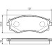 0 986 461 139 Bremsbelagsatz, Scheibenbremse