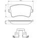 BOSCH Bremsbelagsatz, Scheibenbremse 0 986 494 637