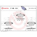 Brembo | Bremsbelagsatz, Scheibenbremse | P 85 112 Brembo | Bremsbelagsatz, Scheibenbremse | P 85 112