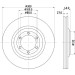 Hella | Bremsscheibe | 8DD 355 125-231