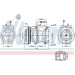 Nissens Kompressor, Klimaanlage FIRST FIT 89119