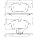 BOSCH Bremsbelagsatz, Scheibenbremse 0 986 494 561