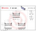 Brembo | Bremsbelagsatz, Scheibenbremse | P 49 021 Brembo | Bremsbelagsatz, Scheibenbremse | P 49 021