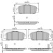 Ferodo | Bremsbelagsatz, Scheibenbremse | FDB5234