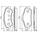 BOSCH | Bremsbelagsatz, Scheibenbremse | 0 986 494 713 BOSCH | Bremsbelagsatz, Scheibenbremse | 0 986 494 713