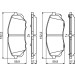 0 986 494 827 Bremsbelagsatz, Scheibenbremse
