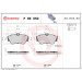 Brembo | Bremsbelagsatz, Scheibenbremse | P 85 050 Brembo | Bremsbelagsatz, Scheibenbremse | P 85 050