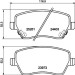 Hella | Bremsbelagsatz, Scheibenbremse | 8DB 355 015-981