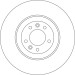 Bremsscheibe TRW SINGLE DF4748S