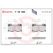 Brembo | Bremsbelagsatz, Scheibenbremse | P 56 089 Brembo | Bremsbelagsatz, Scheibenbremse | P 56 089