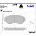 Delphi Bremsbelagsatz, Scheibenbremse LP1448